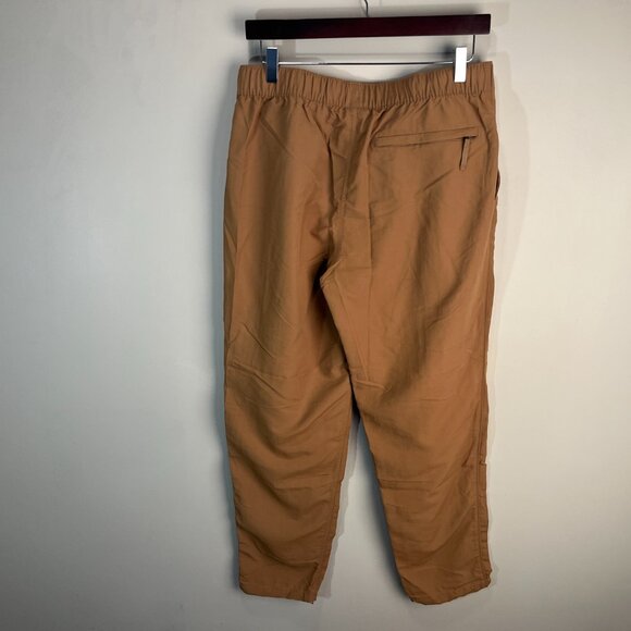 The North Face Men's solid tan convertible roll up Pants Medium M 29" inseam EUC - Picture 6 of 9